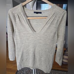 Boden light wool sweater in taupe